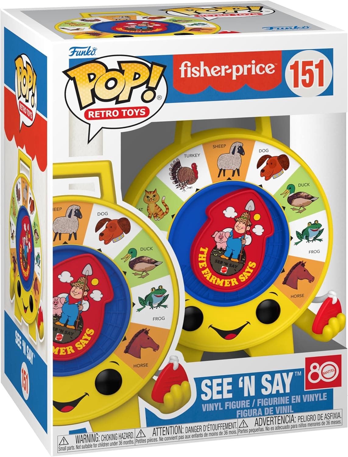 Funko Pop! Vinyl: Retro Toy - See N'say 'n Say - Magic 8 Ball - Figurine en Vinyle à Collectionner - Idée de Cadeau - Produits Officiels