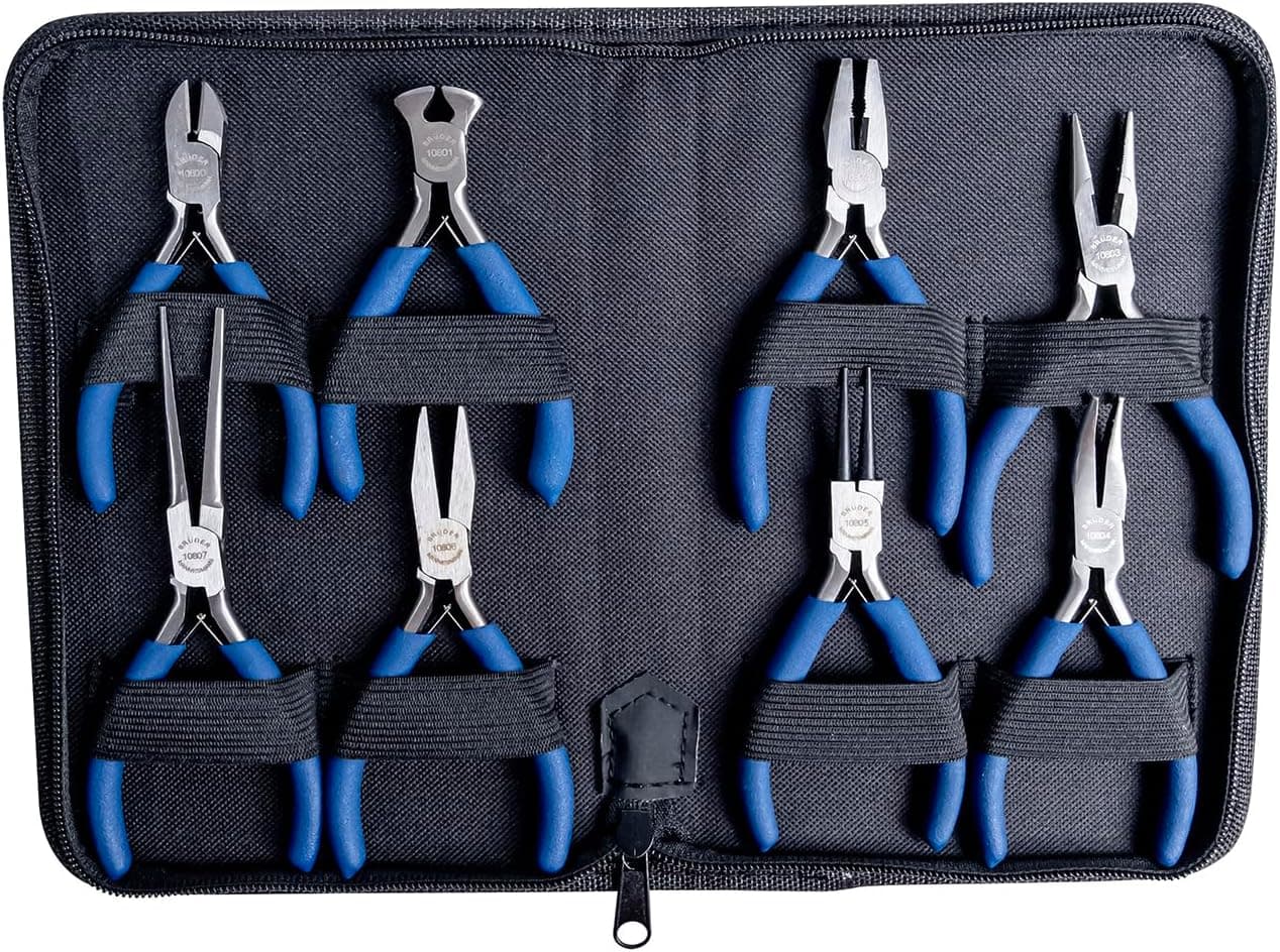 Mannesmann Electronic Plier Set in Mannesmann Color Box (8 Pieces)