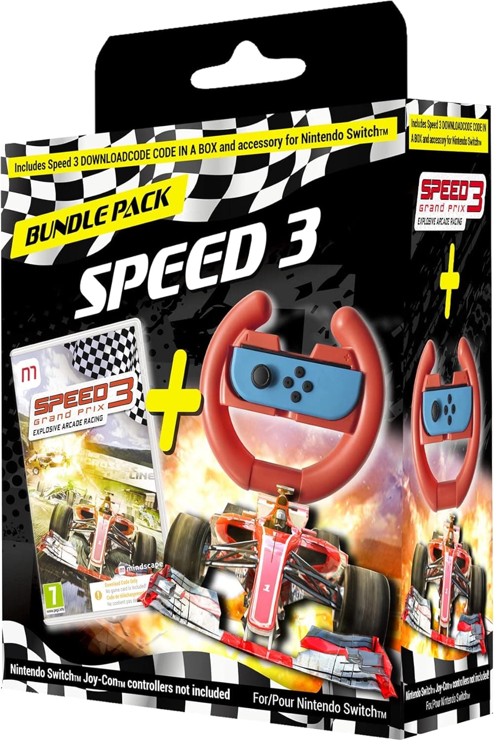 Speed 3 + Volant pour Nintendo Switch - Jeu en Code de Téléchargement Uniquement
