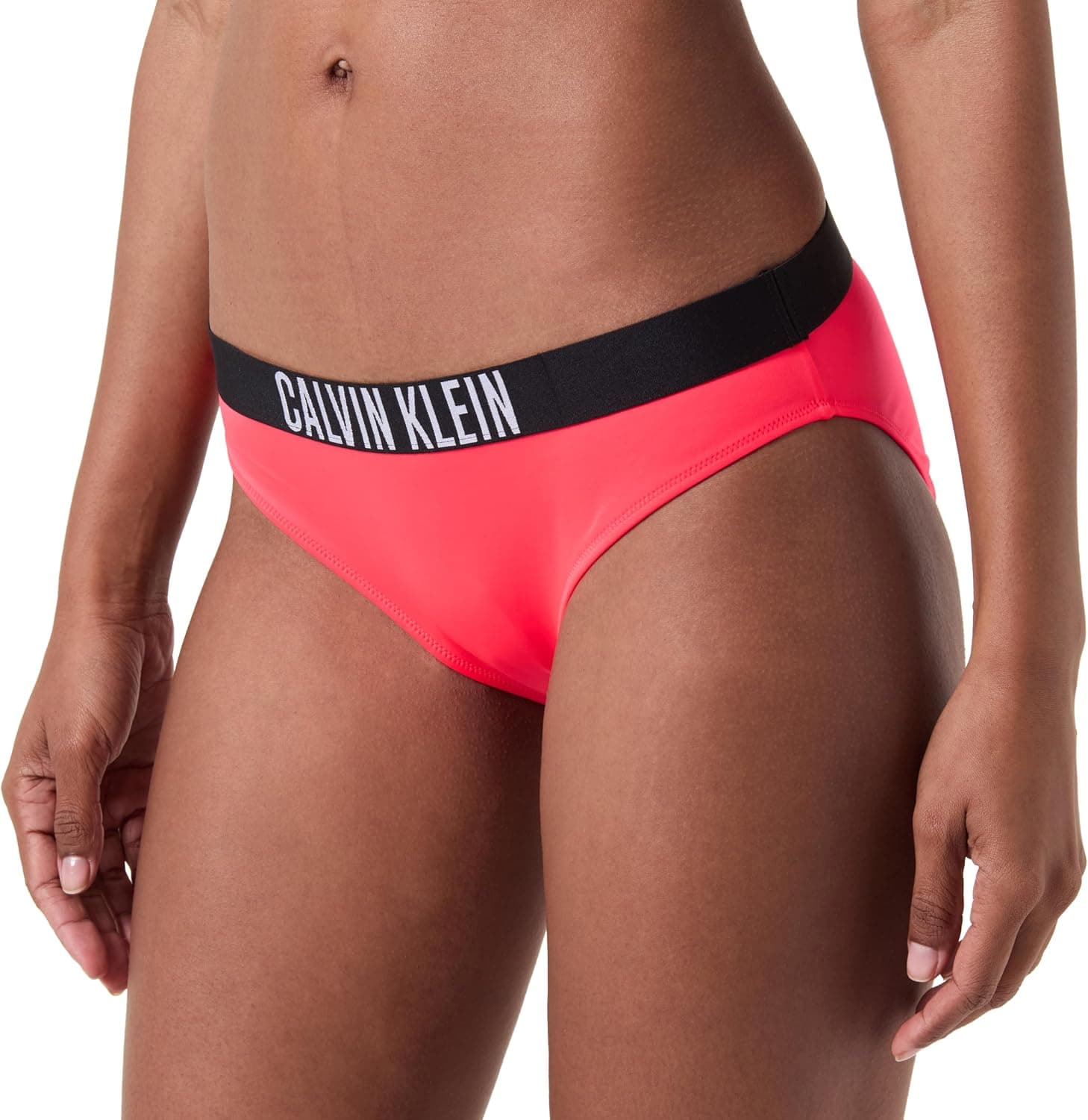 Calvin Klein Bas de Bikini Femme avec Ceinture Emblématique