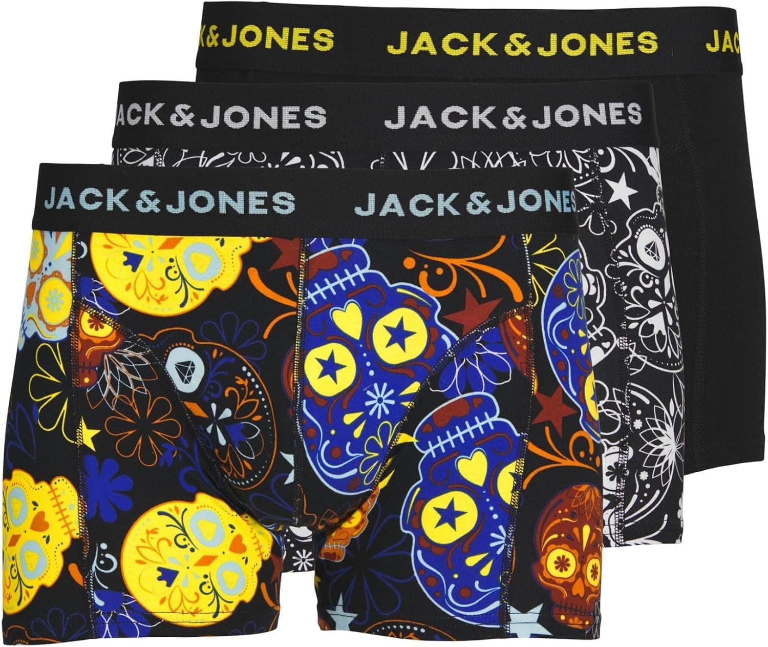 JACK & JONES Men's Trunks 3 Boxer Multipack