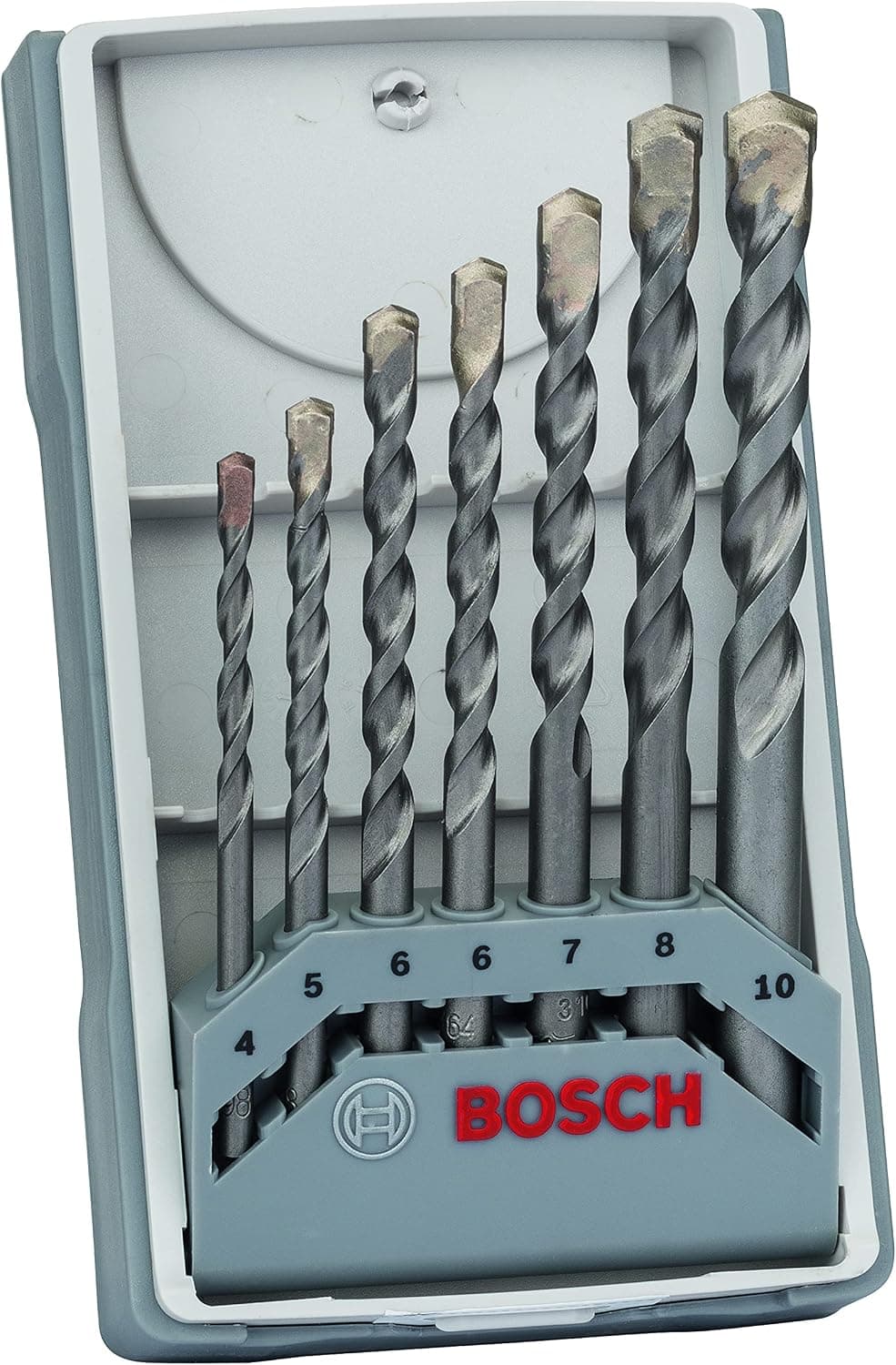 Bosch Professional 7 pièces CYL-3 Jeu de forets à béton Set (pour béton, Ø 4/5/6/6/7/8/10 mm, accessoires perceuse à percussion)