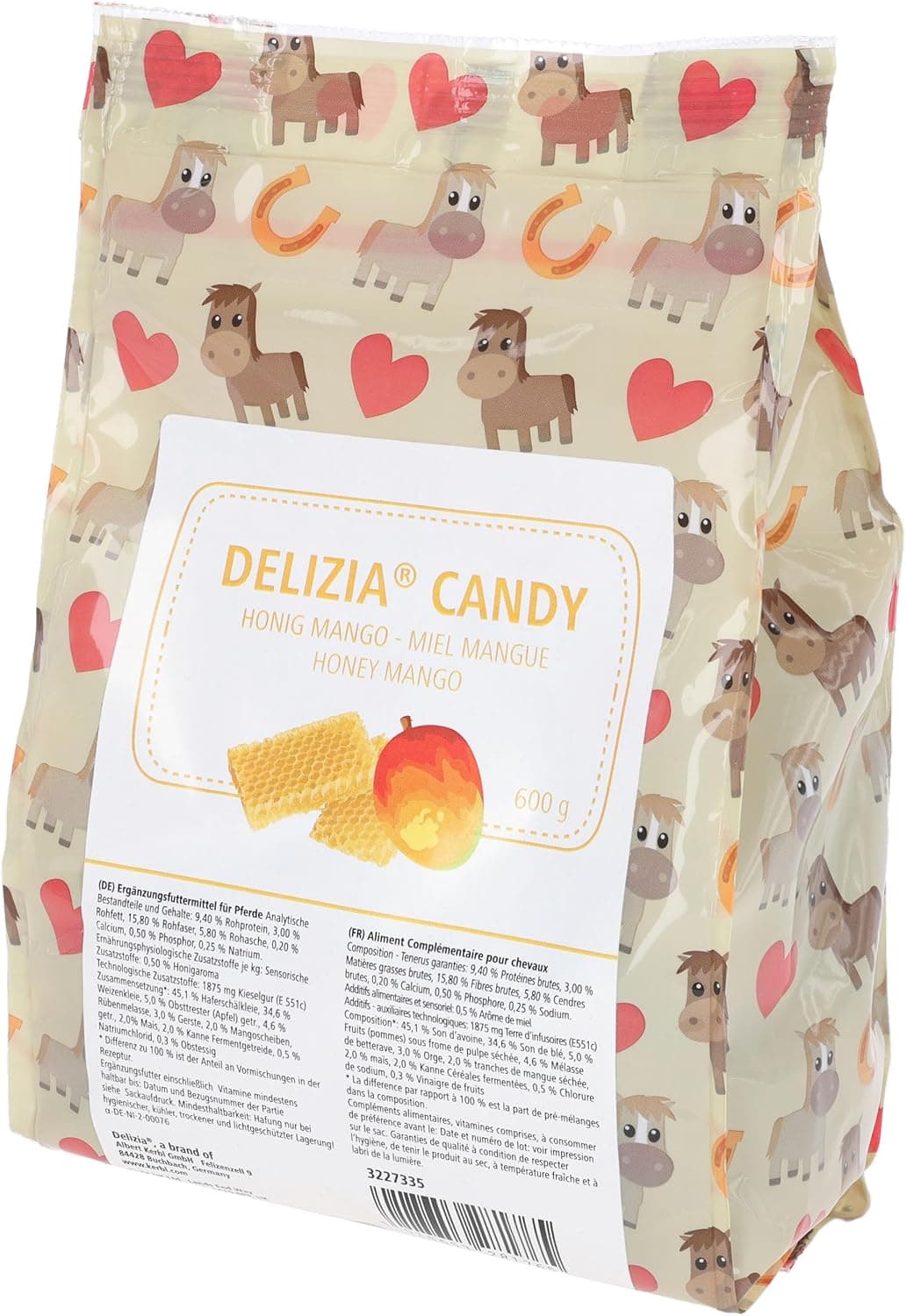 Covalliero Delizia Candy miel/mangue 600 g
