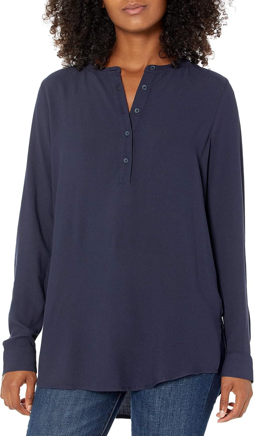 Amazon Essentials Blouse Tissée à Manches Longues Femme