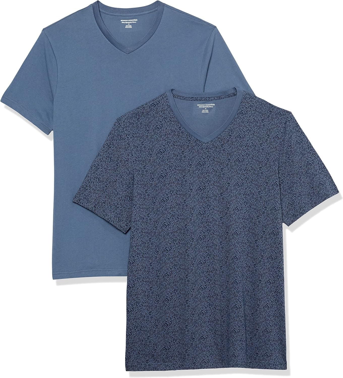 Amazon Essentials Homme T-Shirts Col en v à Manches Courtes