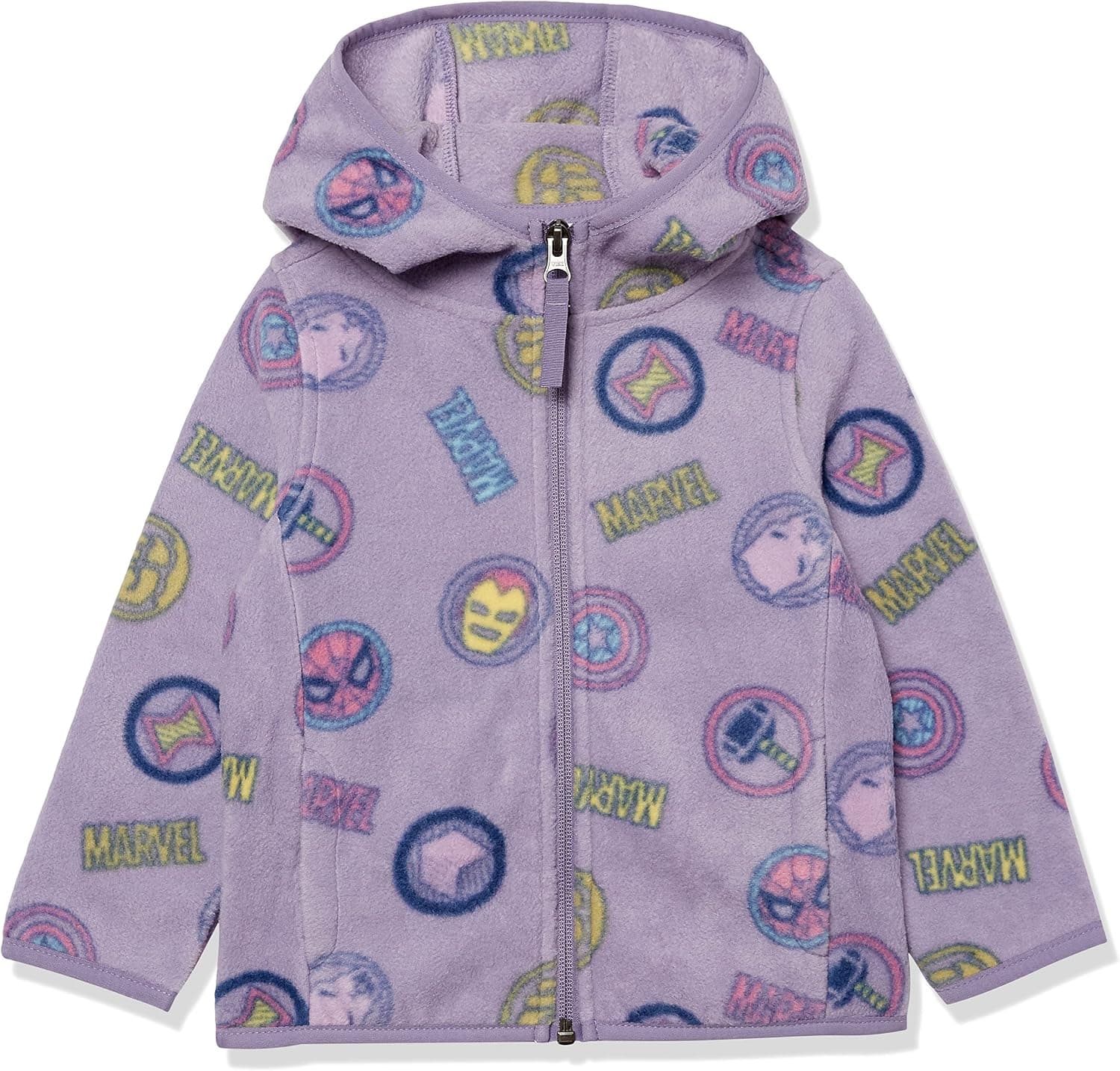 Amazon Essentials Garçon Vestes à Capuche en Polaire avec Fermeture éclair intégrale