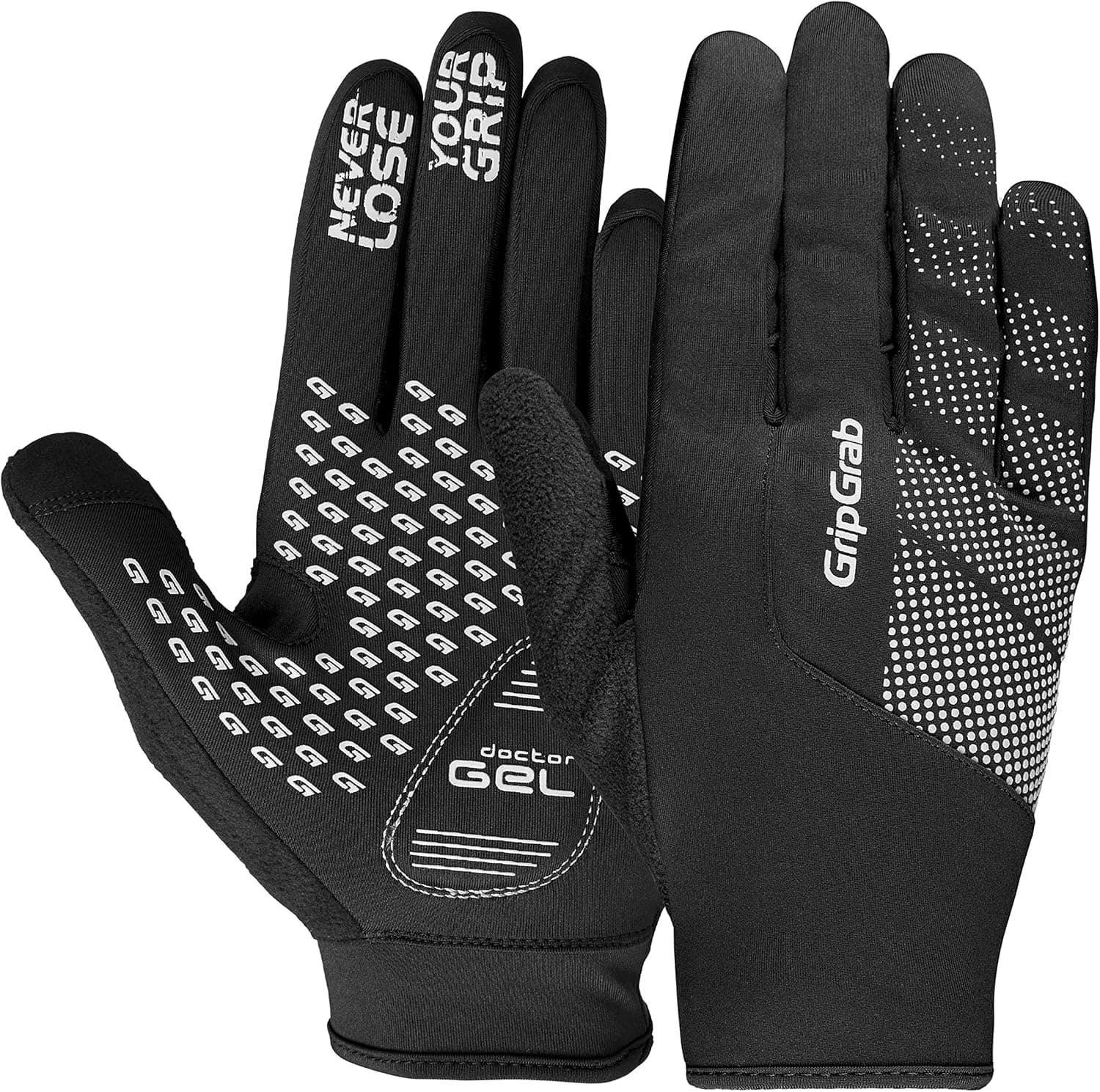 GripGrab Gants de Cyclisme Printemps Automne Coupe-Vent Ride Rembourrés Gants de Vélo Antidérapants