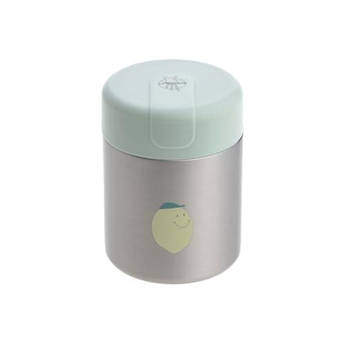LÄSSIG Boîte isotherme repas bébé Acier inoxydable 315 ml Lemon