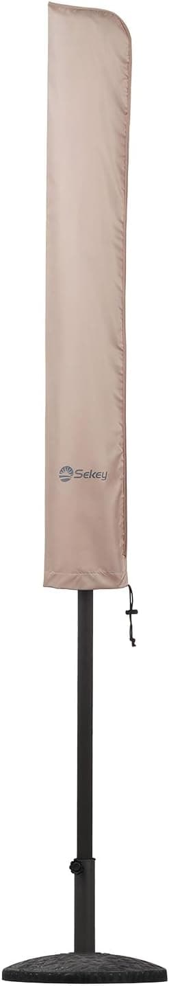 Sekey Housse Premium pour Parasol 300 cm | avec Tige de Montage & Fermeture Éclair (175×30,5/36,5 cm) – Etanche, UV 50+