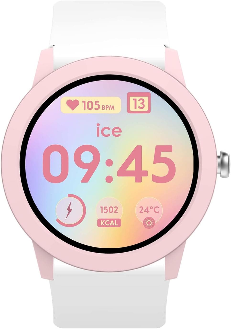Ice-Watch - Ice Smart Junior 3.0 - Montre connectée Ronde pour Enfant avec Bracelet en Silicone (1.19 Pouces)