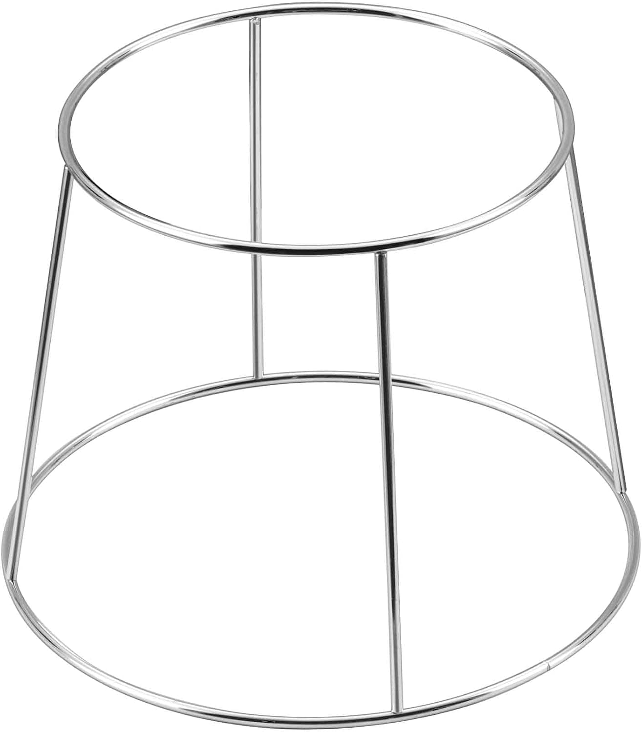 Pradel Excellence - Support universel pour Plateau à Fruits de Mer en Vrac - Accessoire Art de la Table pour Service à Fruits de Mer - Acier Inoxydable - Hauteur 19 cm, Diamètre 18 cm