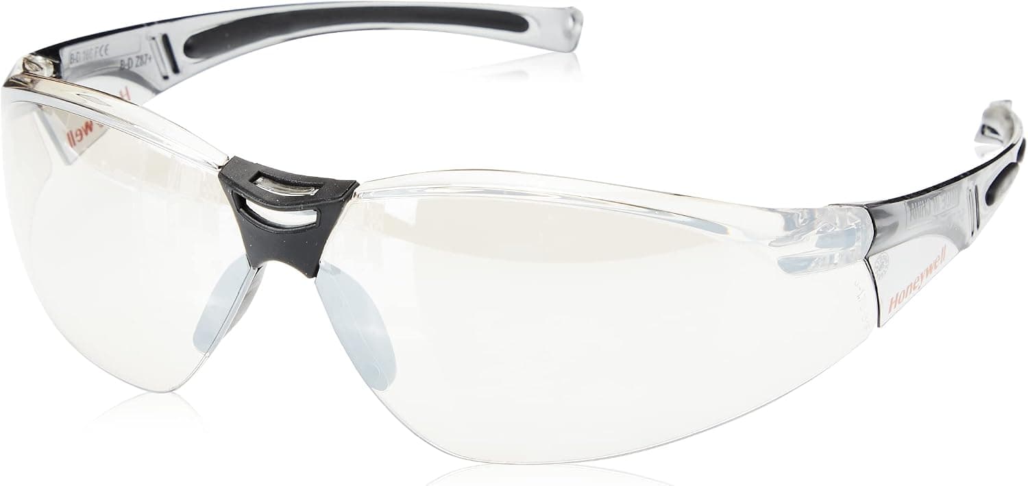 Honeywell 1015370 A800 Sporty Safety Eyewear Frame with Clear Anti-Scratch Lens - Translucent