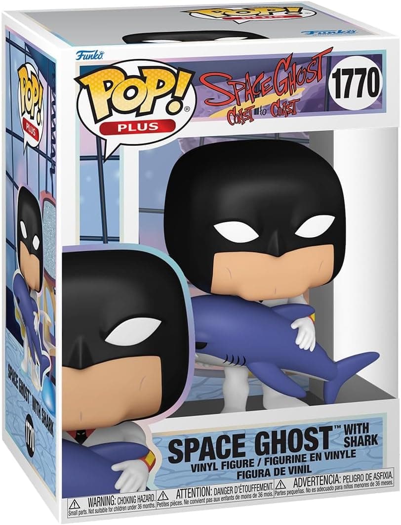 Funko Pop Plus Animation: SGCtC - Space Ghost with OKS - Space Ghost Coast to Coast - Figurine en Vinyle à Collectionner - Idée de Cadeau - Produits Officiels - Jouets pour Les Enfants et Adultes