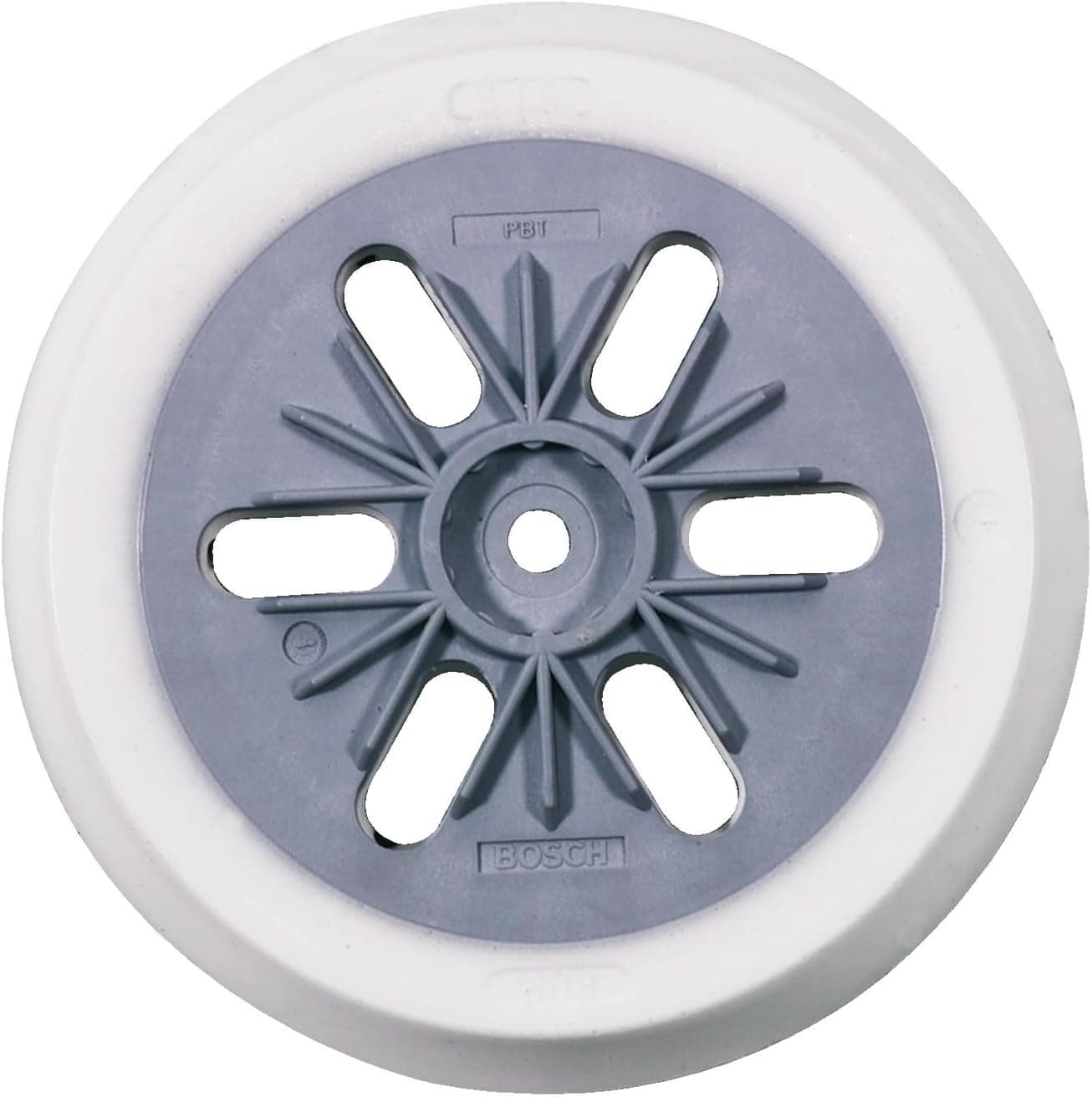 Bosch 1x Plateau de ponçage (Ø 125 mm, mi-dur,)
