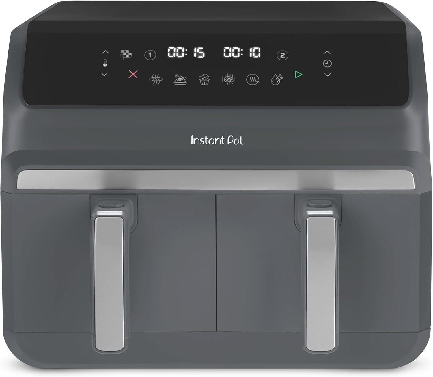 Instant Pot - Friteuse à air I Vortex Dual Truffle - Grande capacité 8 L, Format familial, Double panier de 4 L, 8 fonctions en 1 – Déshydratation, Gril, Cuisson au four, Rôtissage, Réchauffage