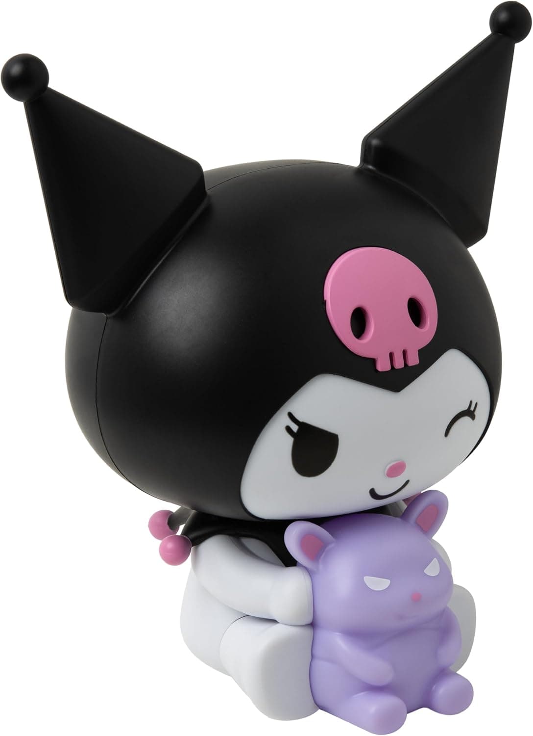 Paladone Kuromi GloBuddies Veilleuse LED 3D sous licence officielle Sanrio, cadeau pour les fans de Hello Kitty