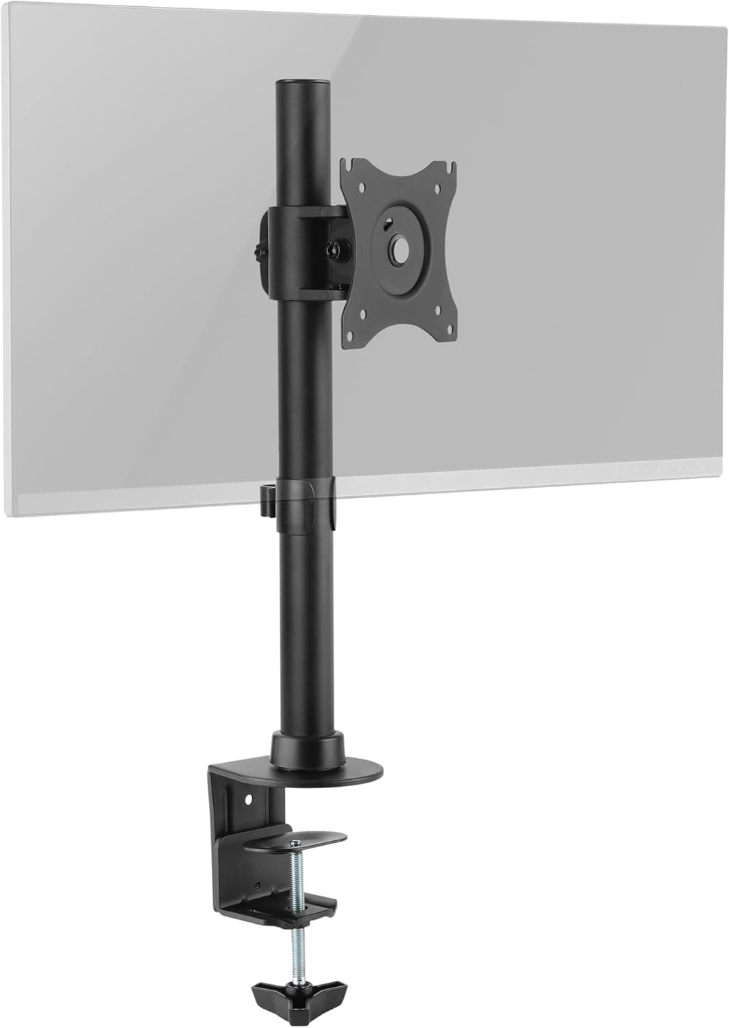 RICOO TS7011 Support Écran PC TV 13 17 19 22 24 27 28 32 34 Pouces Orientable Inclinable Rotatif Universel Fixation Bureau Pince de Table Noir VESA 75x75 100x100
