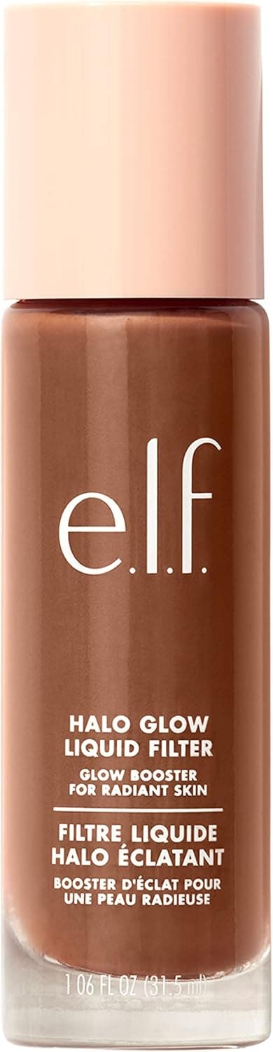 e.l.f. Halo Glow - Filtre liquide halo éclatant booster d’éclat pour une peau radieuse, infusé avec de l'acide hyaluronique - 8 Rich