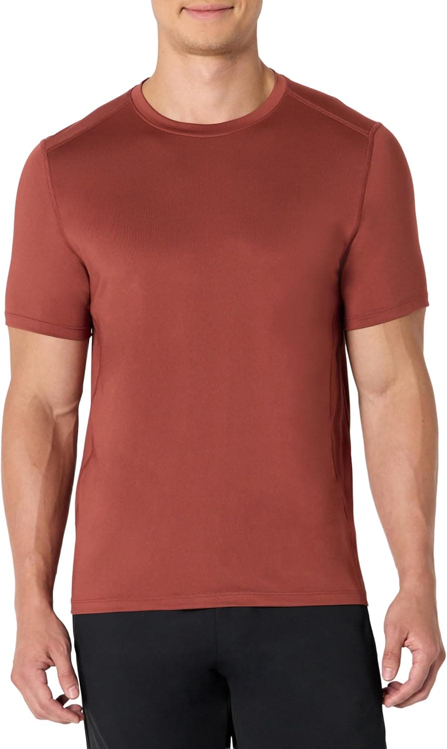 Amazon Essentials T-shirt Léger à Manches Courtes, Tissu Technique et Extensible qui Évacue l’Humidité et Sèche Rapidement Homme, Packs Multiples