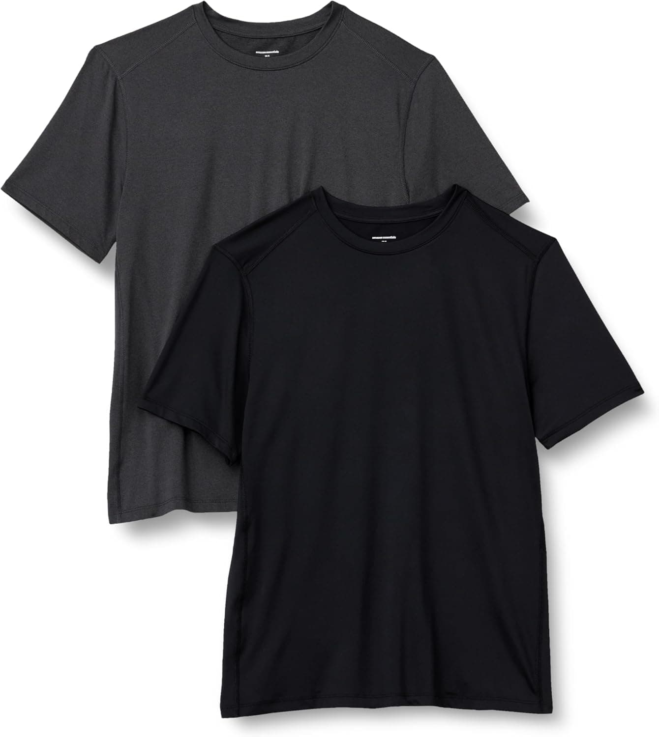 Amazon Essentials T-shirt Léger à Manches Courtes, Tissu Technique et Extensible qui Évacue l’Humidité et Sèche Rapidement Homme, Packs Multiples