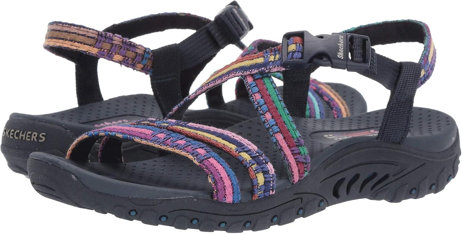Skechers Reggae - Sew Me - Brides Tissées Boho SandaleFemme