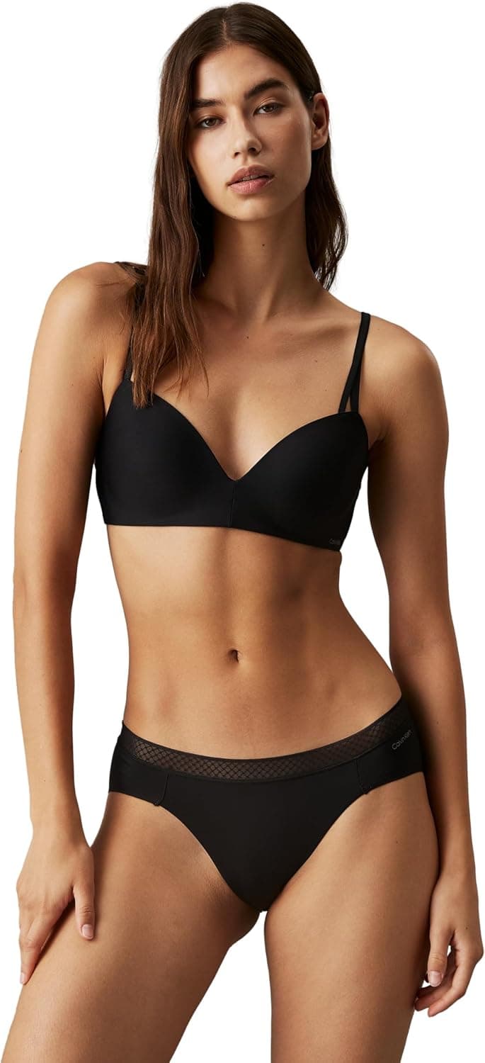 Calvin Klein Soutien-Gorge Femme Push-Up Lift Demi Wirefree sans Armatures