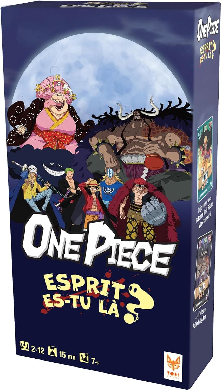 Topi Games | One Piece | Esprit ES-tu Là ? | Jeu de Société Stratégique | Jeu en Famille Ou Entre Amis de Déduction | Affrontements Épiques | Raid sur Onigashima | 2-12 Joueurs | Cadeau Enfant 7 Ans+