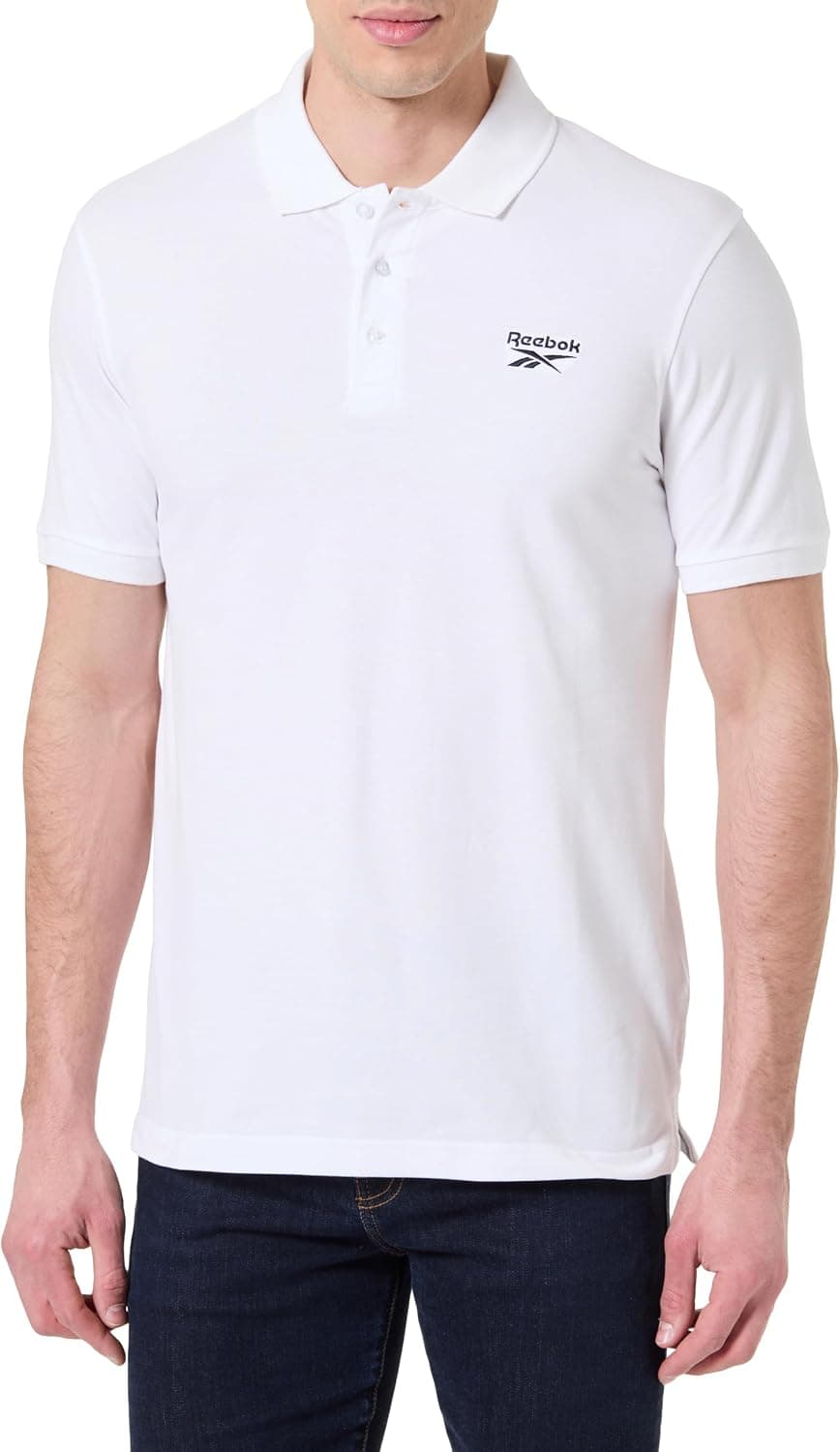 Reebok Blaze Embroidered SS Polo Shirt T-Shirt Homme