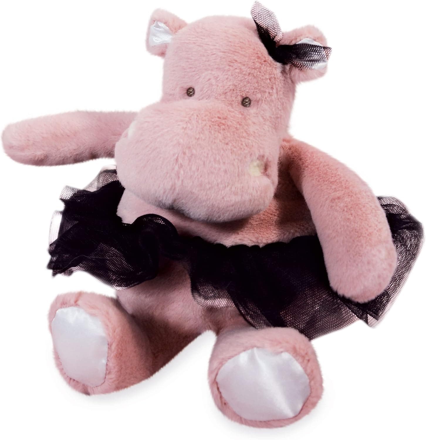 HISTOIRE D'OURS - Peluche Hippopotame - Hippo Tutu - Rose - 22 Cm - Peluche Douce et Mignonne pour les Calins - Idée Cadeau de Naissance et Anniversaire pour Fille - L'HIPPO - HO3172