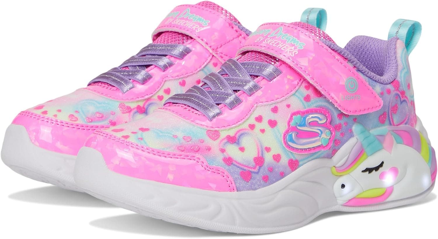 Skechers Unicorn Dreams Heart Sparkles BasketFille