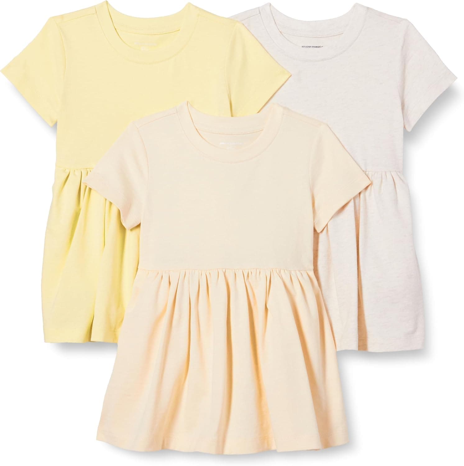 Amazon Essentials Fille Robe en Jersey à Manches Courtes