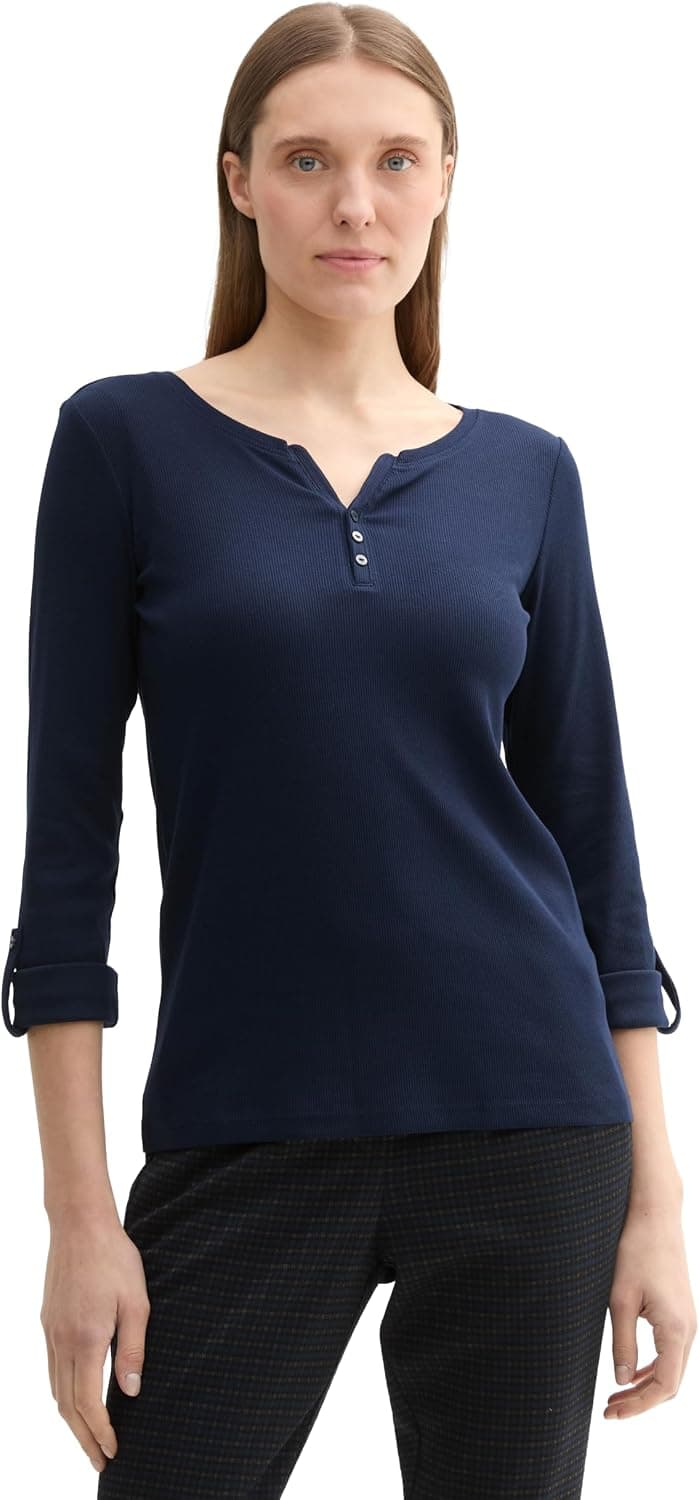 TOM TAILOR T-Shirt Rayé Femme