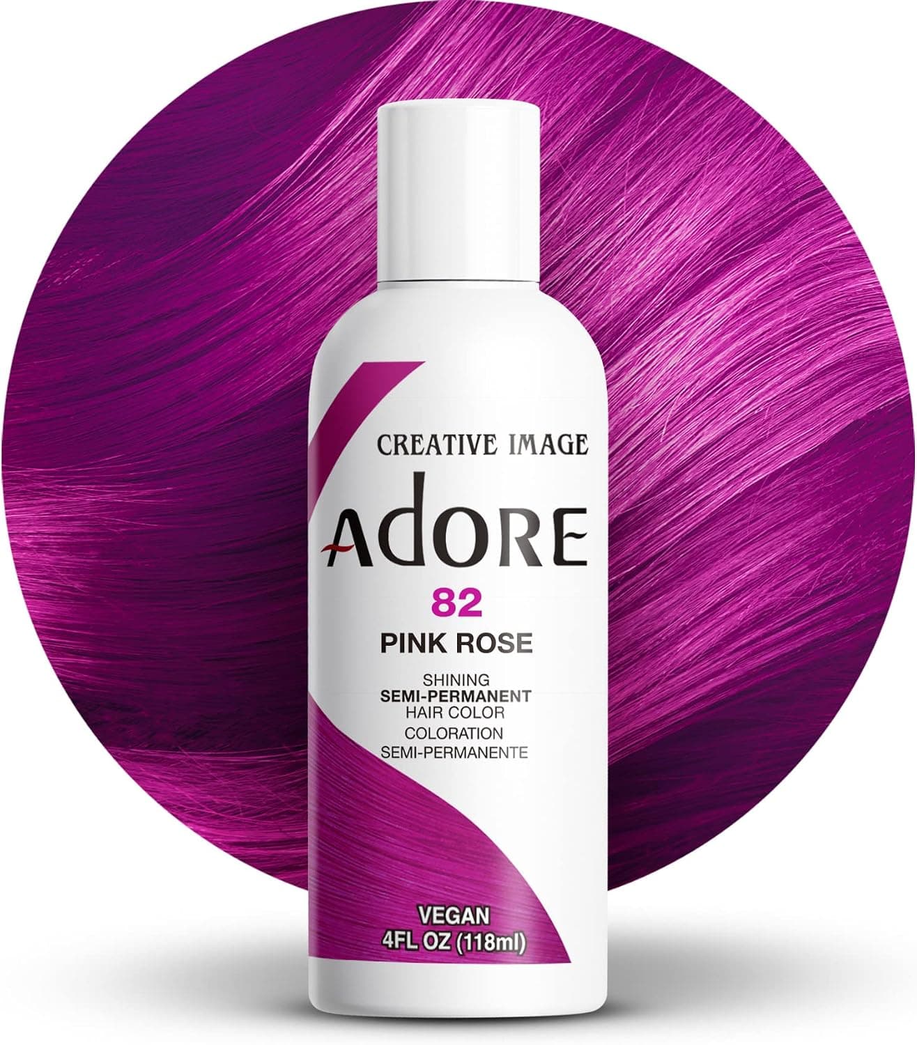 Creative Image Adore Shining Semi-Permanent Hair Color 82 Pink Rose 118ml