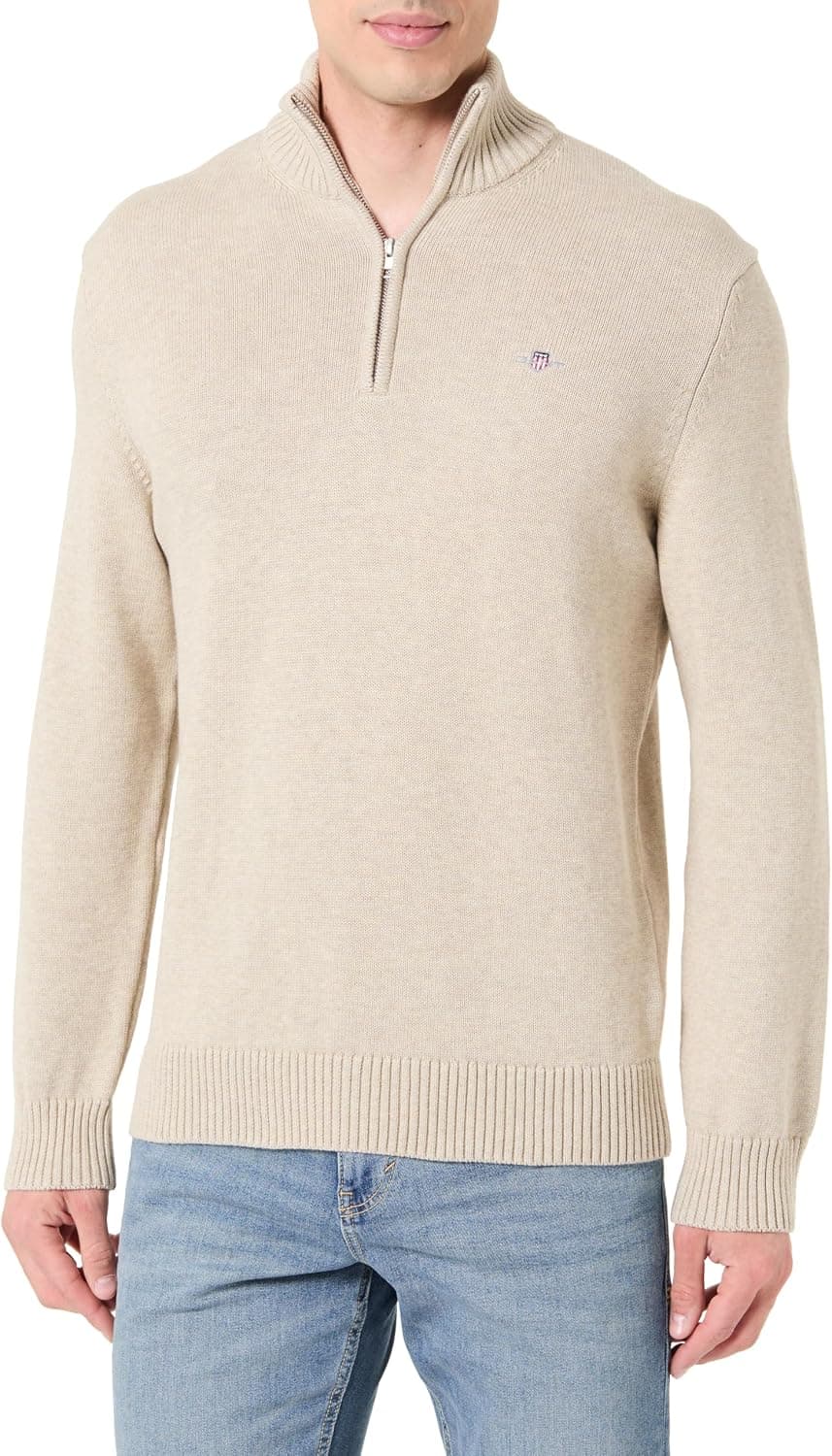GANT Casual Cotton Half Zip Pull-Over Homme