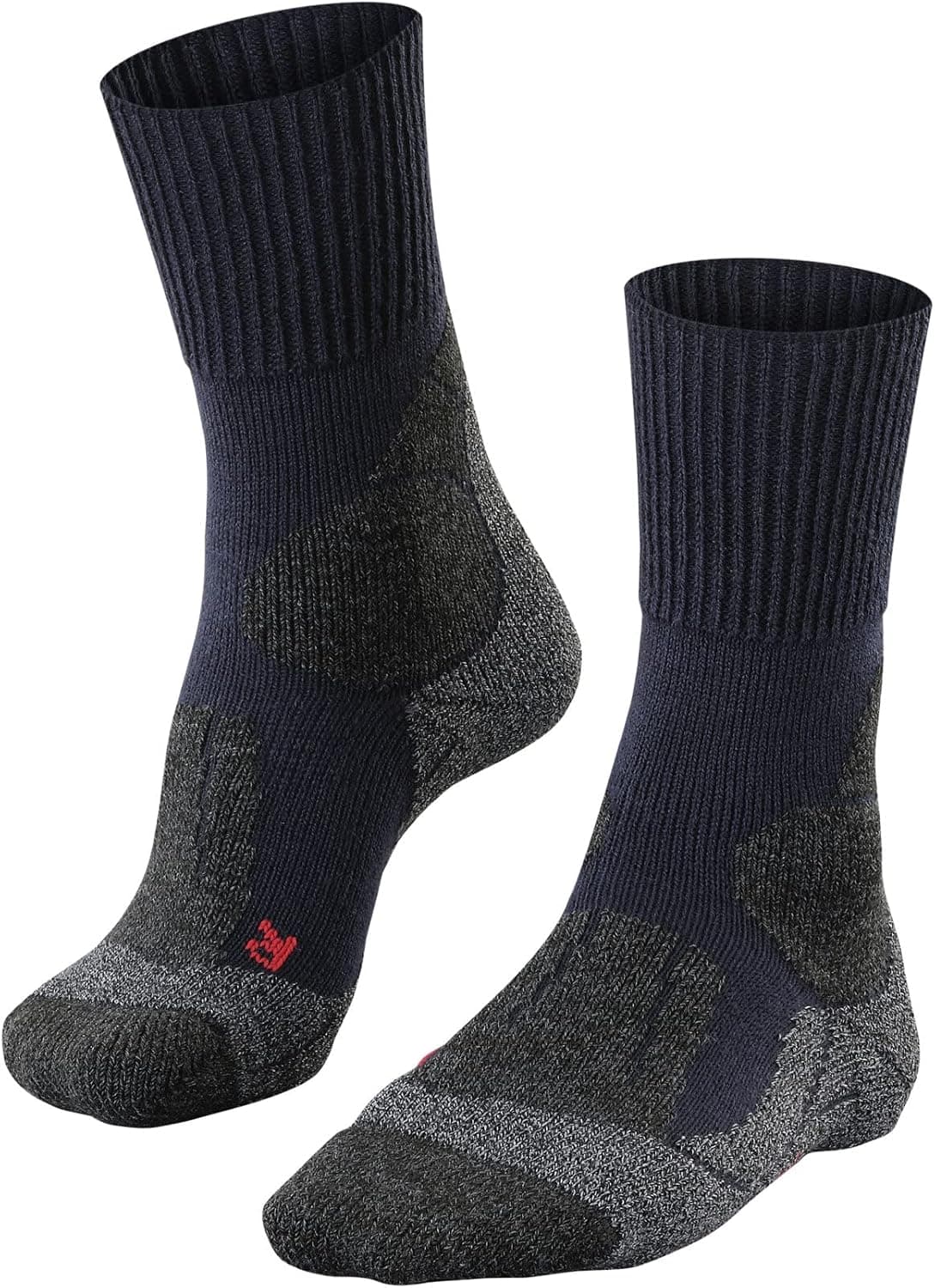 FALKE femme TK1 chaussettes de randonnée rembourrage extra fort anti-ampoule épaisses chaudes respirantes séchage rapide régulation climatique anti-odeur laine fil fonctionnel 1 paire